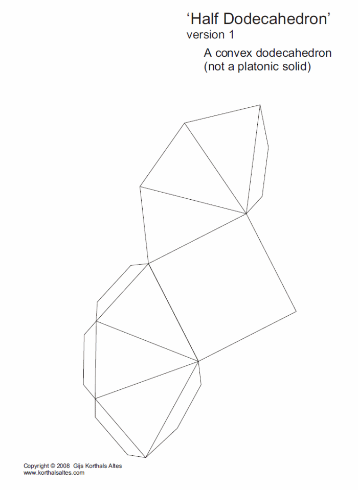 desarrollo plano de un medio isosceles dodecaedro (1)