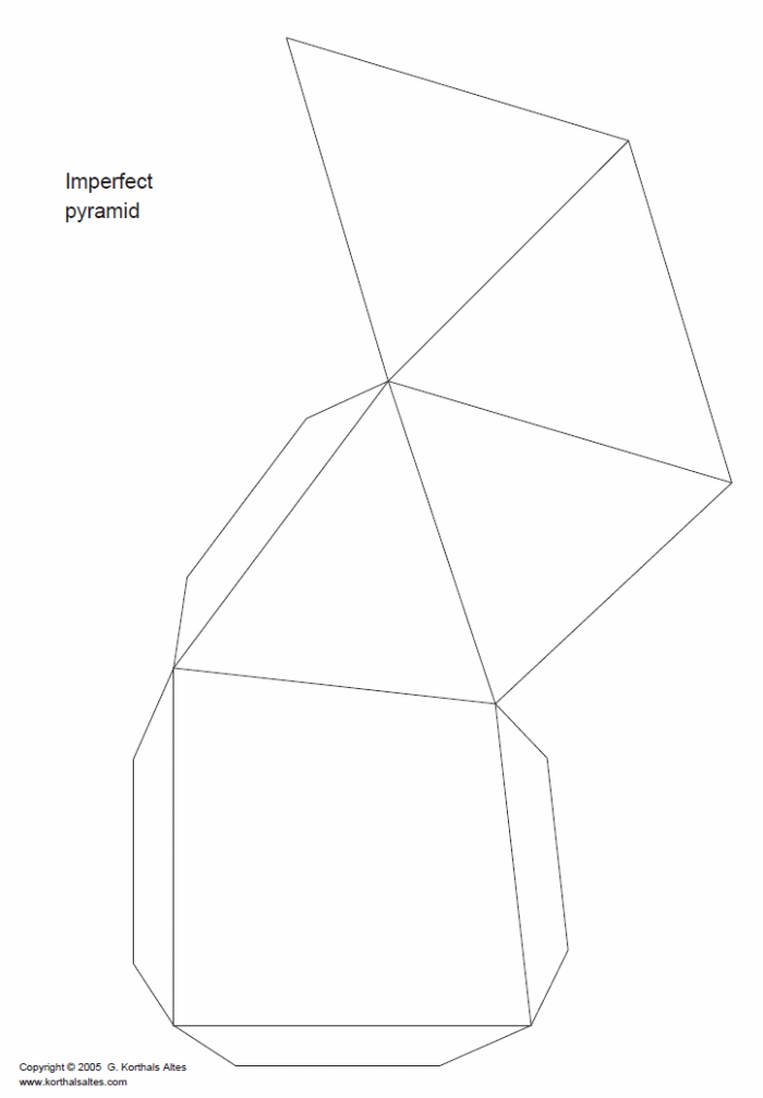 pirâmides irregulares
