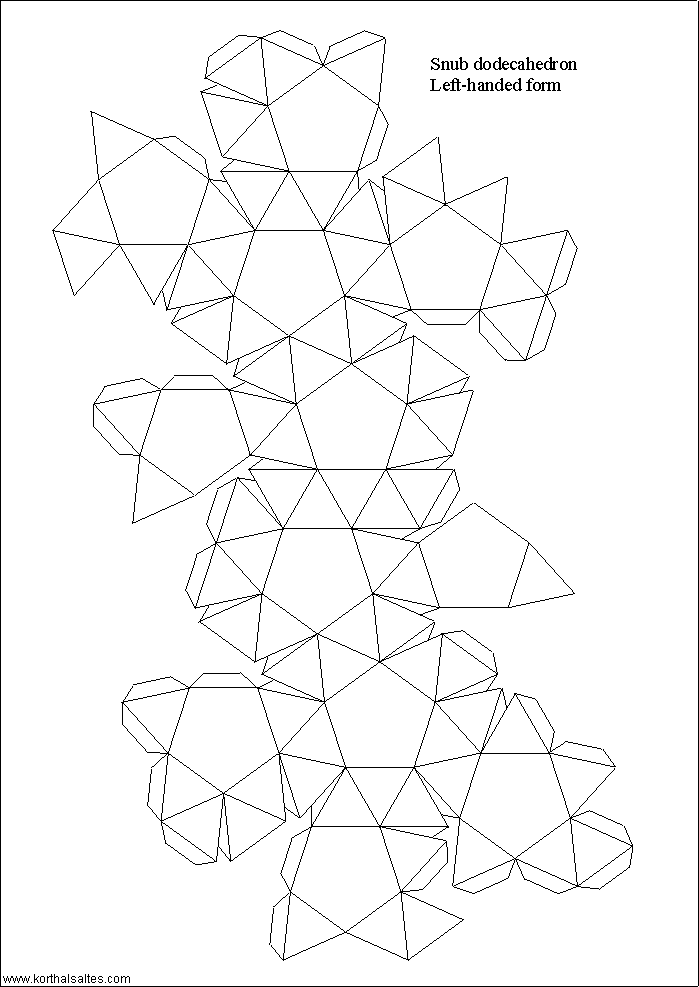 net snub dodecahedron