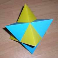 stella octangula (compound of two tetrahedra)