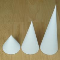 three cones