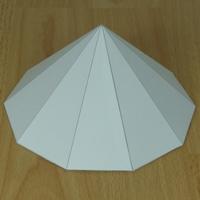 pirâmide decagonal