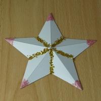 decorated pentagonal star pyramid