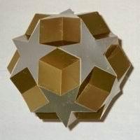 Paper model dodecadodecahedron