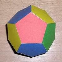 dodecaedro en color