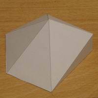 Paper model half isosceles dodecahedron (2)