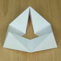 打开六角形四面体旋转环