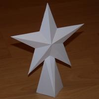 dipirámide pentagrammic en el pedestal(2)