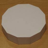 Paper model dodecagonal prism
