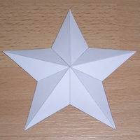 pirámide pentagonal de estrella