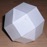 Paper Model Rhombicuboctahedron