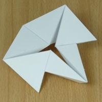 十二分之七封闭的六角四面体旋转环