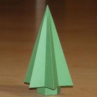 small hexagrammic Christmas tree
