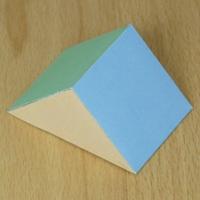 triangular prism in color